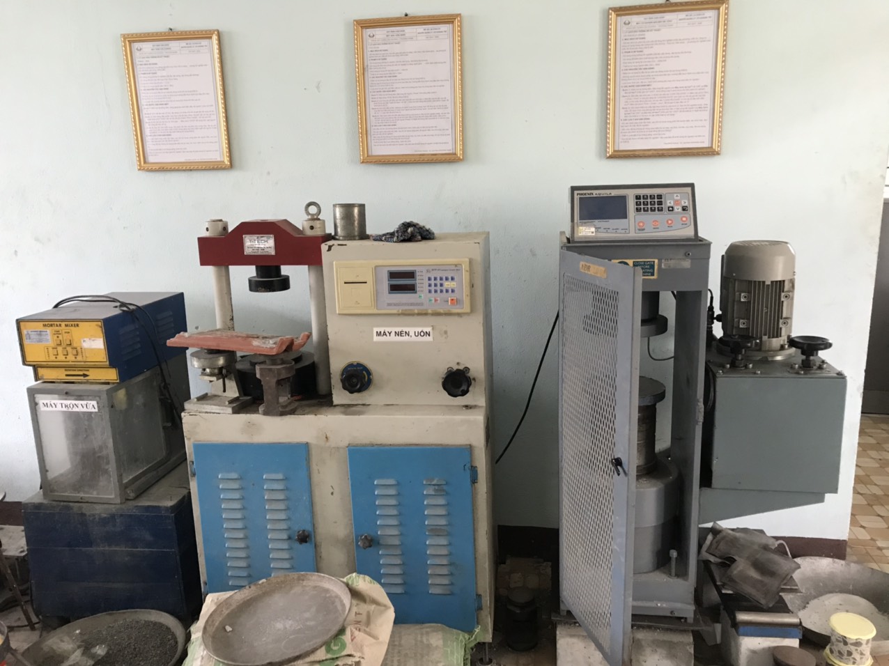 Thiết bị Thí nghiệm vật liệu và thí nghiệm kết cấu công trình
